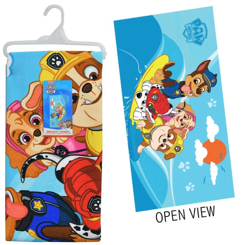 Paw Patrol Microfiber Beach Towel (27"×54″)