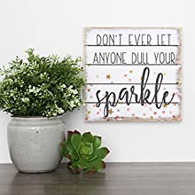 Sincere Surroundings PET1223 Sparkle 6 x 6, White