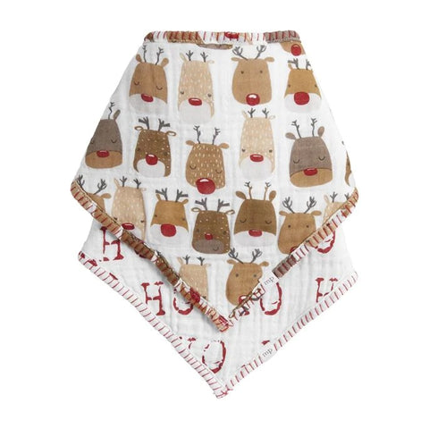 Mud Pie Baby's Christmas Muslin Bandana Bibs Set