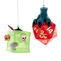 Kurt Adler Dungeons Dragons Holiday Ornament Dice Set