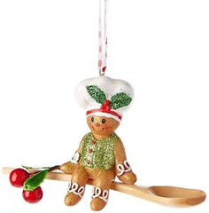 Kurt S. Adler 4" Gingerbread Baking Tool Ornament Set (3pc) – Sweet Holiday Kitchen Décor