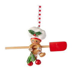 Kurt S. Adler 4" Gingerbread Baking Tool Ornament Set (3pc) – Sweet Holiday Kitchen Décor