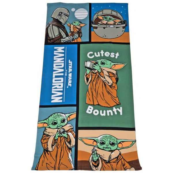 Jay Franco | Star Wars "The Child" Montage 27"x54" Microfiber Beach Towel