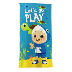 Cocomelon "Let's Go Play" Beach Towel