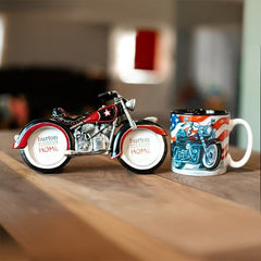 burton+BURTON Motorcycle Shaped Picture Frame Decor