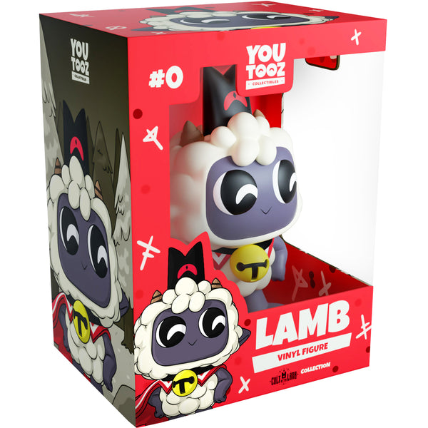 Youtooz Cult of the Lamb “LAMB” Vinyl Figure: Adorable Darkness for Your Collection