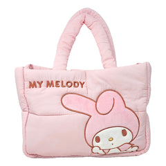 Official Sanrio Down-Filled Fabric Puffer Lunch Bag Tote bag (Melody)