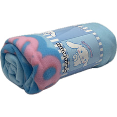 Sanrio Cinnamoroll Blue Fleece Throw Blanket – Soft 45"x60" Cozy Kids & Fans Blanket