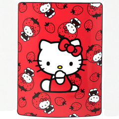 Northwest Red Hello Kitty Strawberry Throw Blanket – Soft 40"x50" Cozy Kids Blanket
