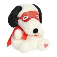 Aurora Mini White Peanuts Palm Pals | 5" Snoopy Kissing Bandit