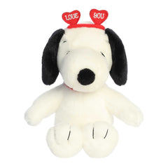 Aurora Mini White Peanuts Palm Pals | 5" Snoopy: Love On The Mind