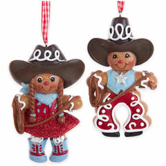 kurt s adler cowgirl cowboy Christmas-tree-ornament