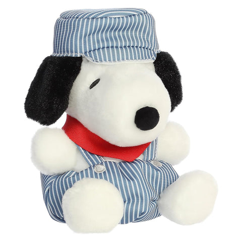 Aurora | Small Snoopy Train Engineer Palm Pals Plush Collection