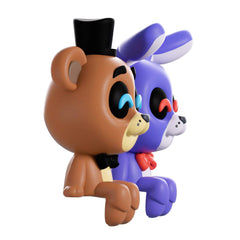 Youtooz Five Nights at Freddy's Monitor Buddiez 2.5-Inch Vinyl Figures – Freddy and Bonnie perched on a computer monitor