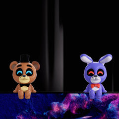 Youtooz Five Nights at Freddy's Monitor Buddiez 2.5-Inch Vinyl Figures – Freddy and Bonnie perched on a computer monitor
