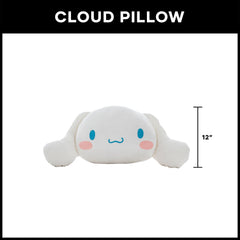 Northwest Sanrio Kuromi 12" Travel Cloud Pillow – Soft Plush Neck & Travel Cushion for Kids & Fans