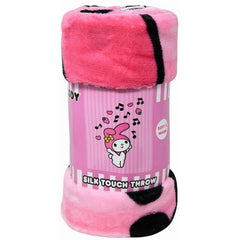 Sanrio My Melody Musical Silk Throw Blanket – Soft 40" x 60" Cozy Throw for Kids & Fans