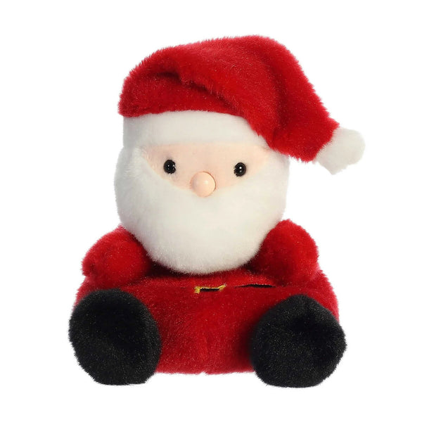 Aurora Palm Pals 5-Inch Santa Plush – Festive Mini Holiday Collectible