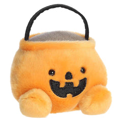 Aurora Palm Pals Seasonal Bucky Candy Bucket Plush - 5" Pocket-Sized Halloween Stuffed Toy