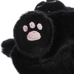 Aurora Palm Pals Seasonal Twilight Black Cat Plush - 5" Pocket-Sized Halloween Stuffed Toy
