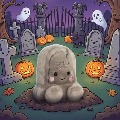Aurora World Palm Pals Thom Tombstone Halloween Plush