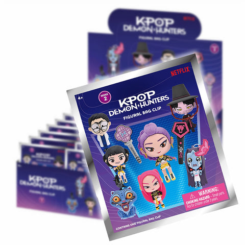 Monogram International K-Pop Demon Hunters Series 2 3D Foam Bag Clip Surprise Blind Bag