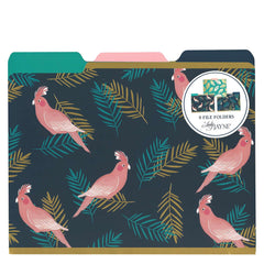 9 "Tropical Nights Collection" Desk Folder Set by Lady Jane