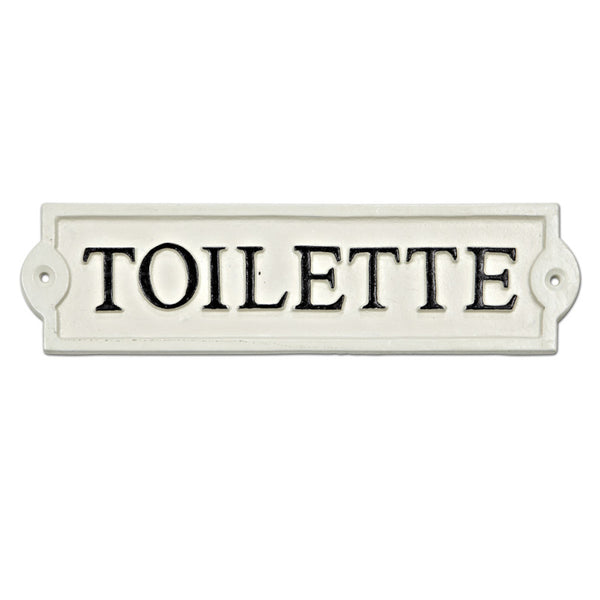 Abbott Collection Toillette Sign