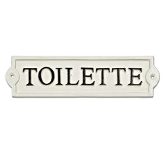 Abbott Collection Toillette Sign