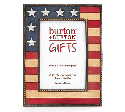 American Flag Resin Photo Frame-by burton+BURTON