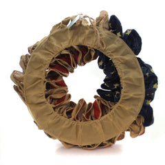 PATRIOTIC BURLAP FLAG WREATH- by burton+BURTON