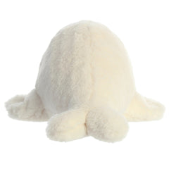 Aurora 13" White Seal Holding a Heart With A Message "Sealed With A Kiss" Valentines Plush