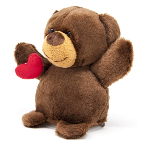 Talking Teddy Bear With Heart For Valentines' Day Gift