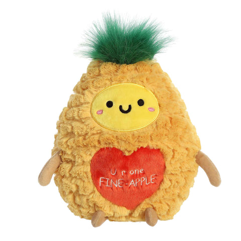 Aurora | Cuddly & Soft Valentine 9" Pineapple Plush