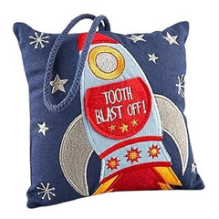 Floss and Rock Blast Off Tooth Fairy Pillow